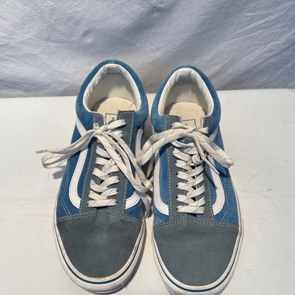 Vans Classic Blue and White Sneakers - Picture 1 of 12